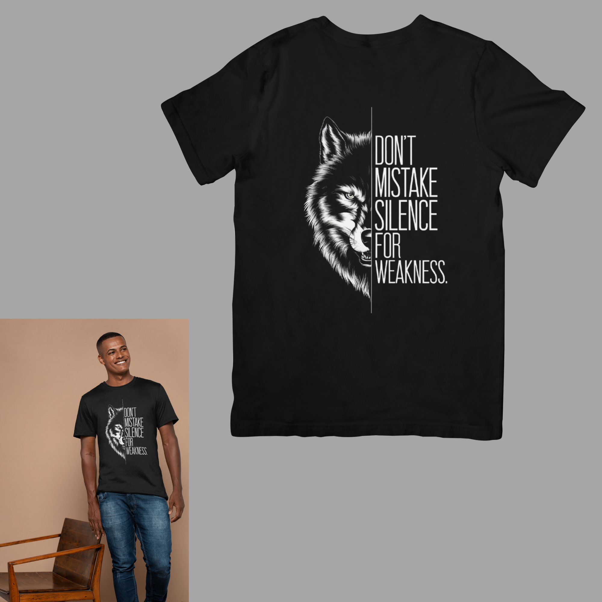 No confundas el silencio con debilidad Camiseta