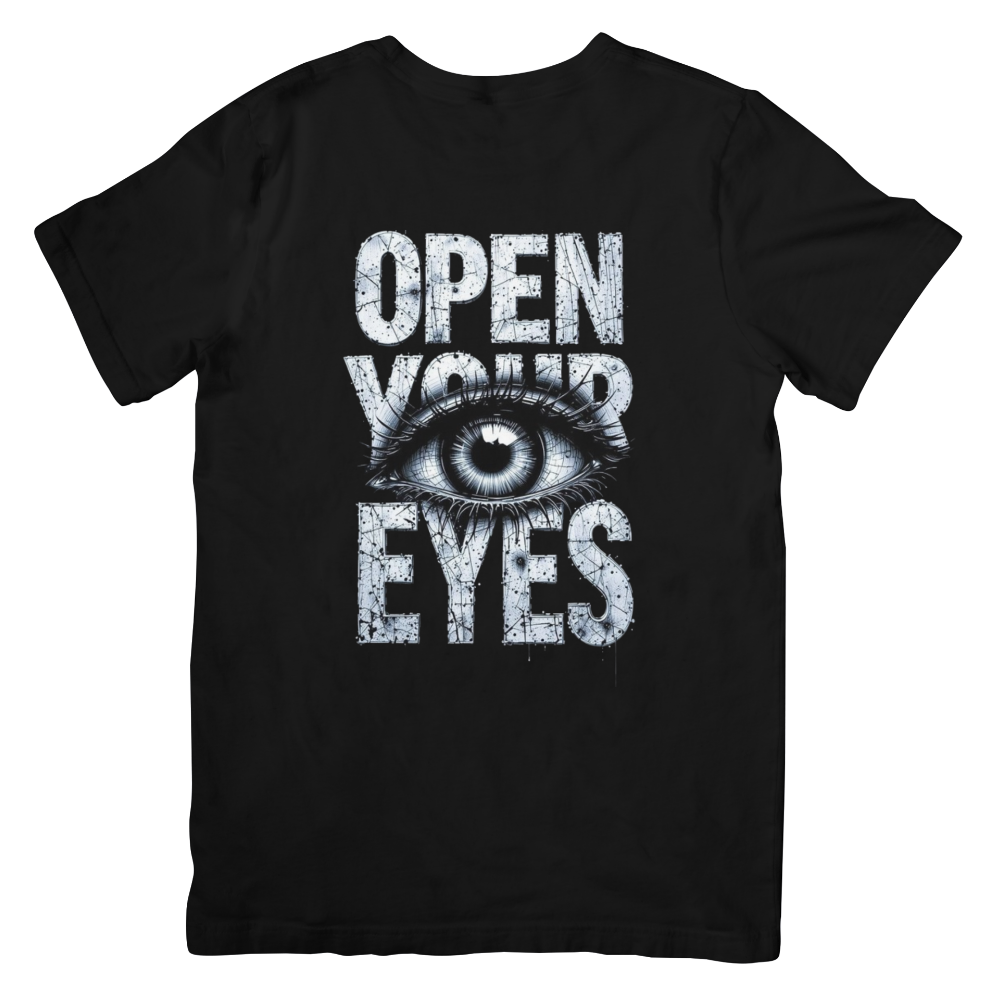 ABRE LOS OJOS - Camiseta negra